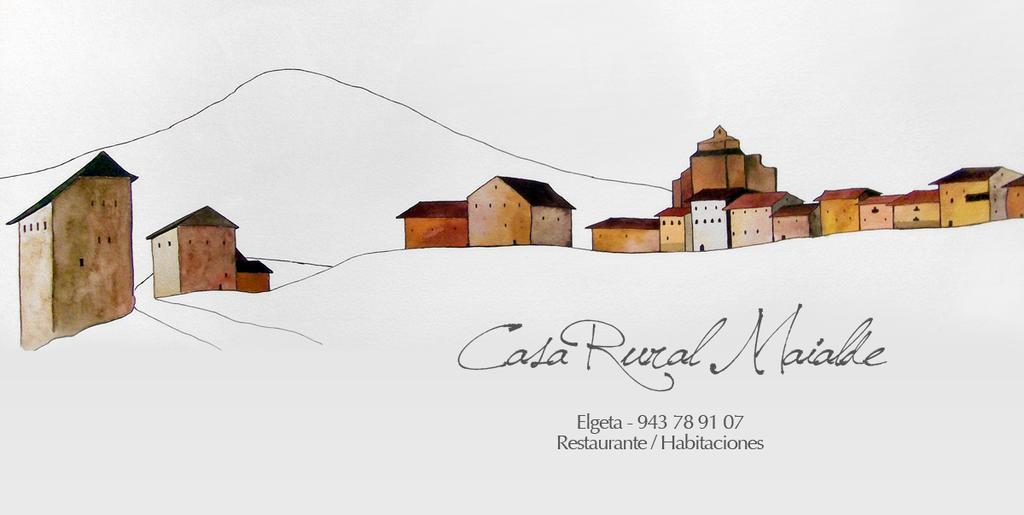 Casa Rural Maialde Elgeta Exterior foto